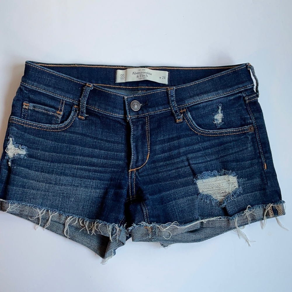 Abercrombie & Fitch stretch jean shorts size 00